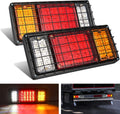 Trailer Tail Light Kit 40 LED Running Brake Turn Signals - Bright