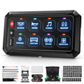 BUMBEE 8 Gang RGB Switch Panel - Durable 5.0 in Control