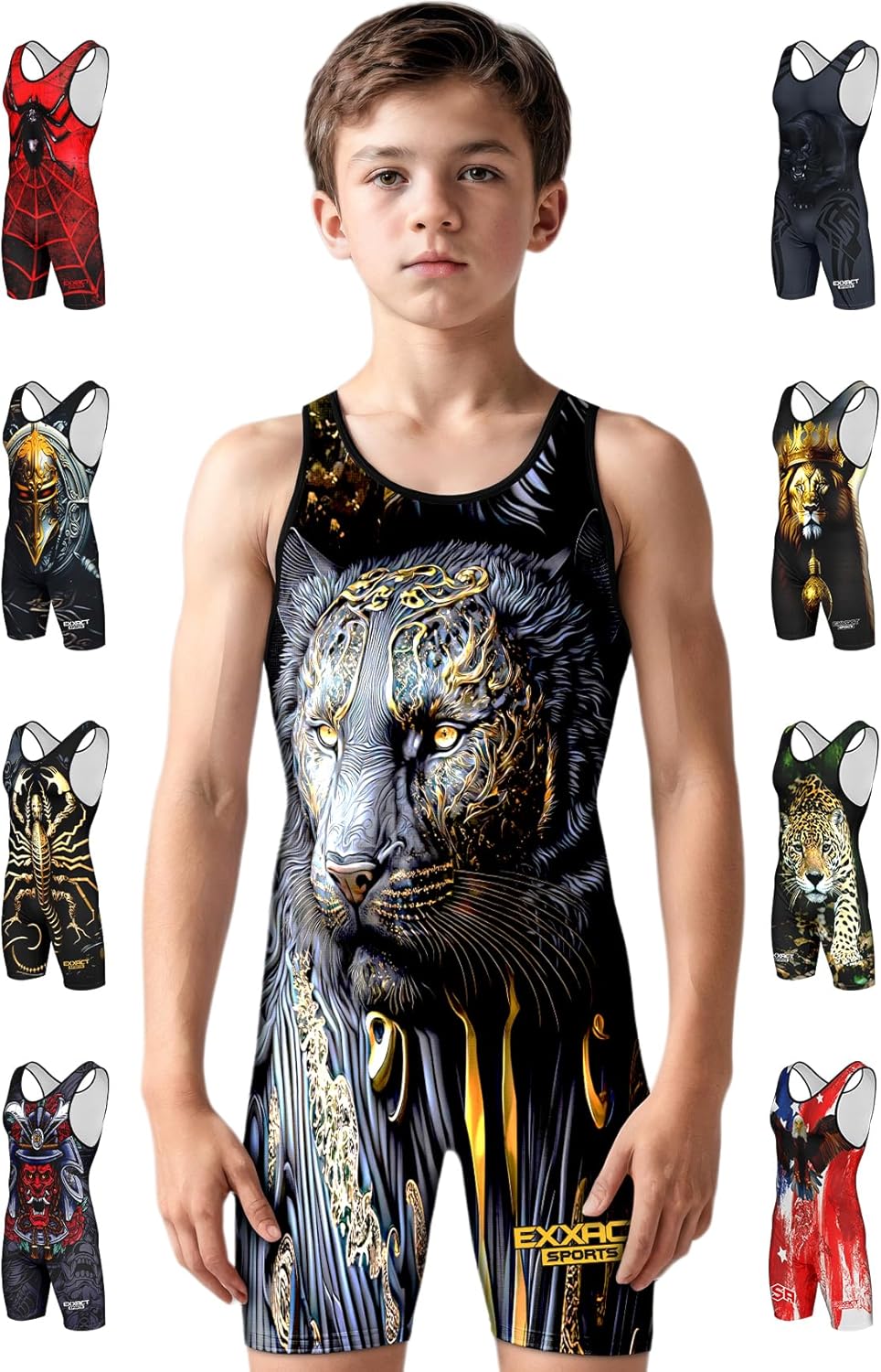 Exxact Sports Wrestling Singlet for Youth & Adult Performance
