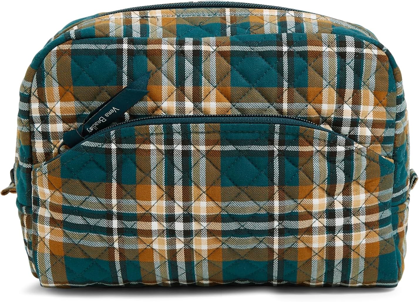 Vera Bradley Women's Cotton Large Cosmetic Makeup Organizer Bag