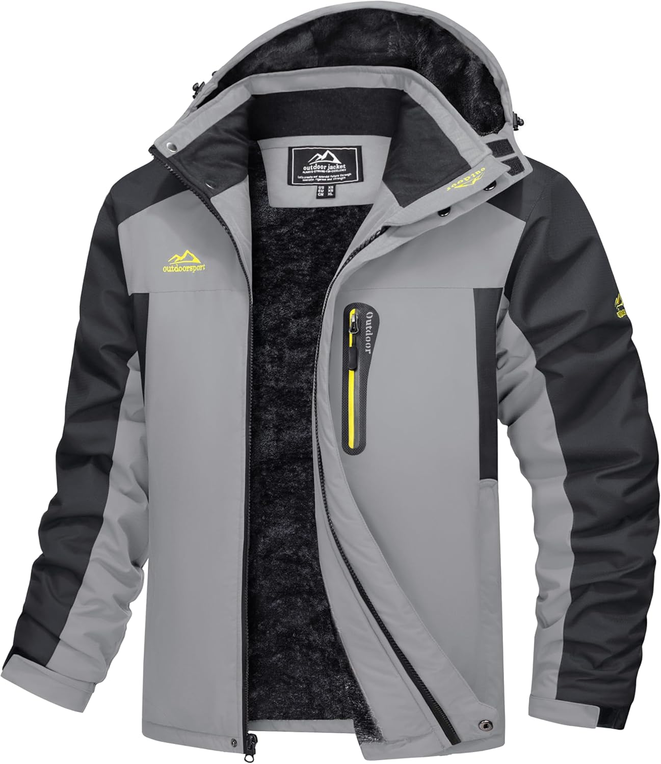 MAGCOMSEN Men's Water-Resistant Ski Jacket