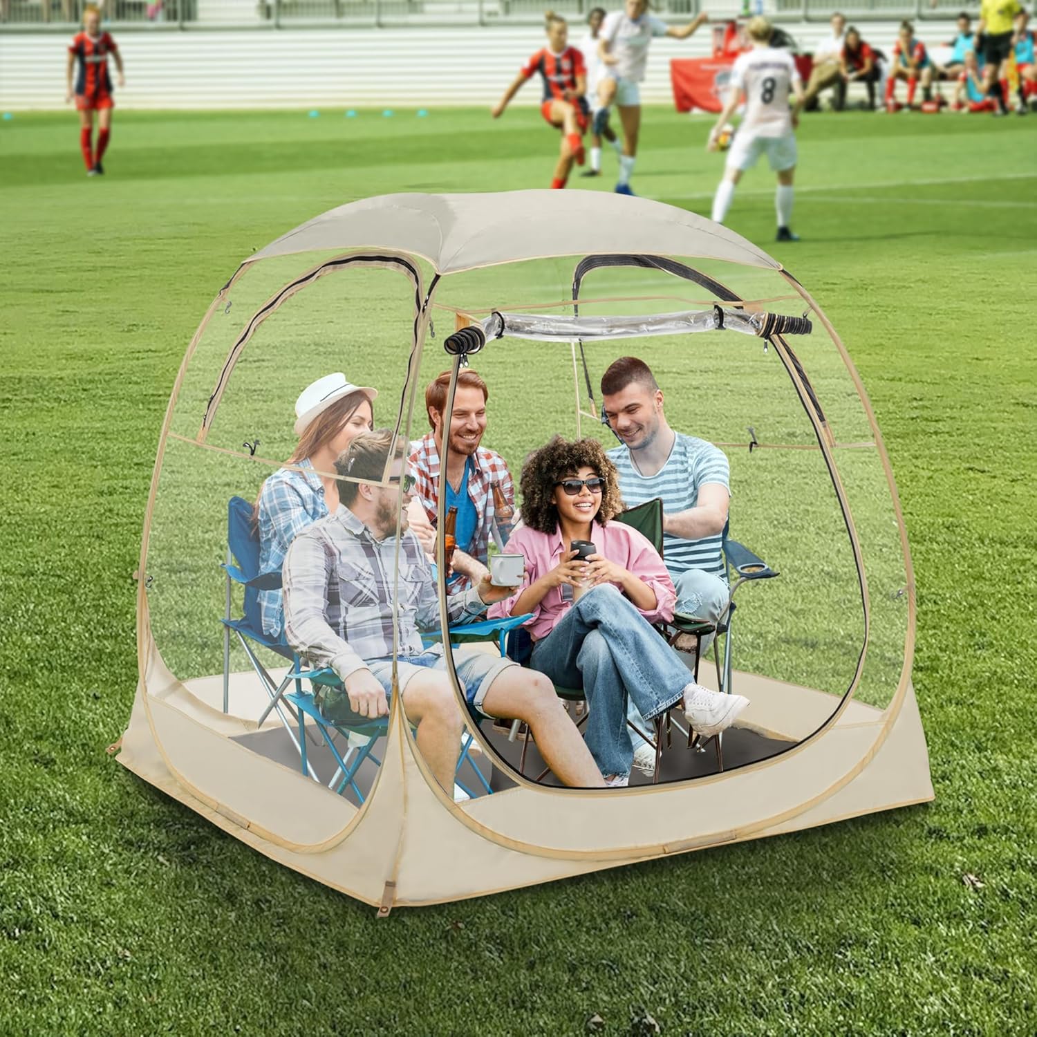 RocVanc 2 Person Pop Up Cold Weather Sports Tent