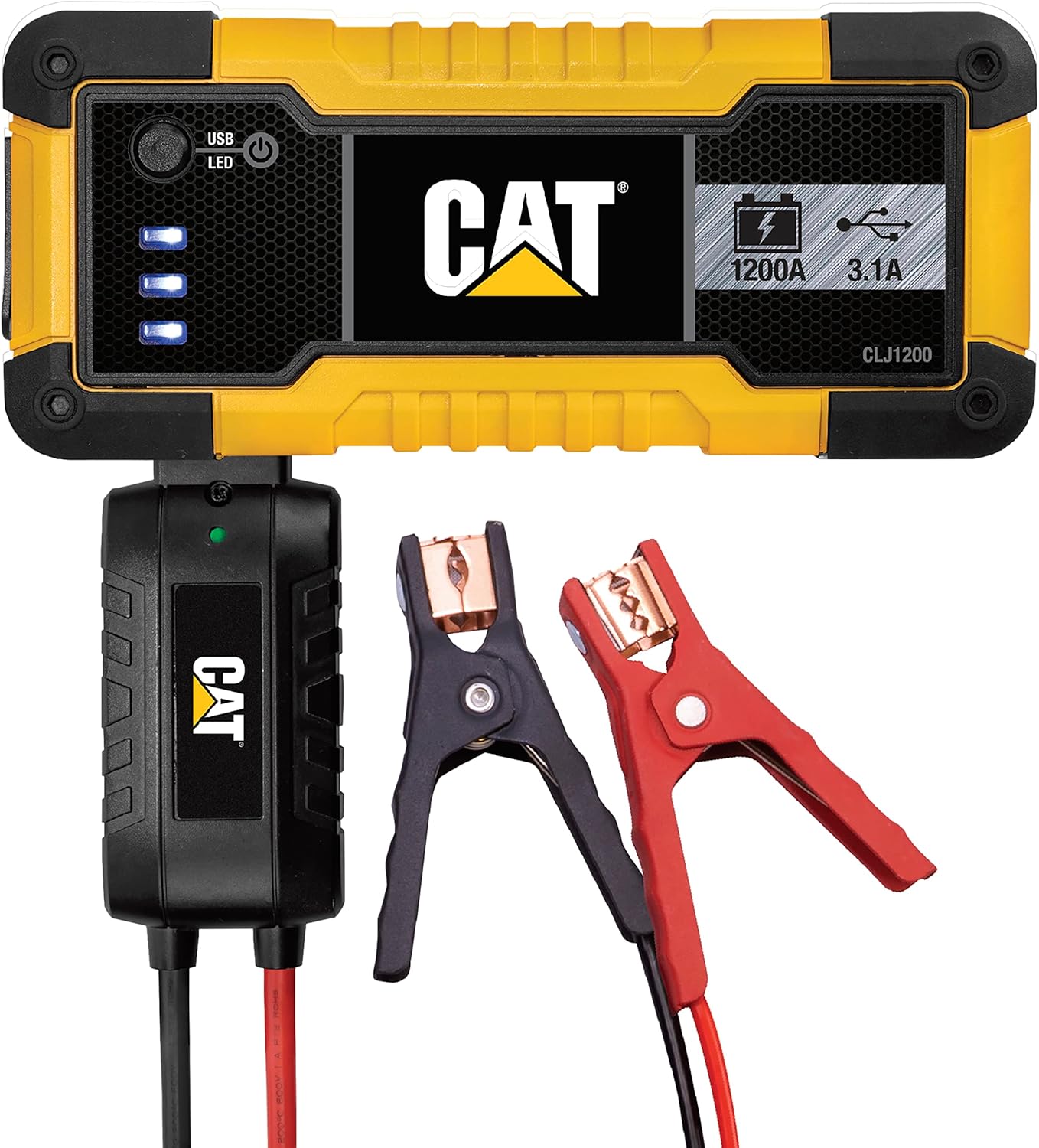 Powerful CAT Jump Starter - 1,200 Peak Amps!
