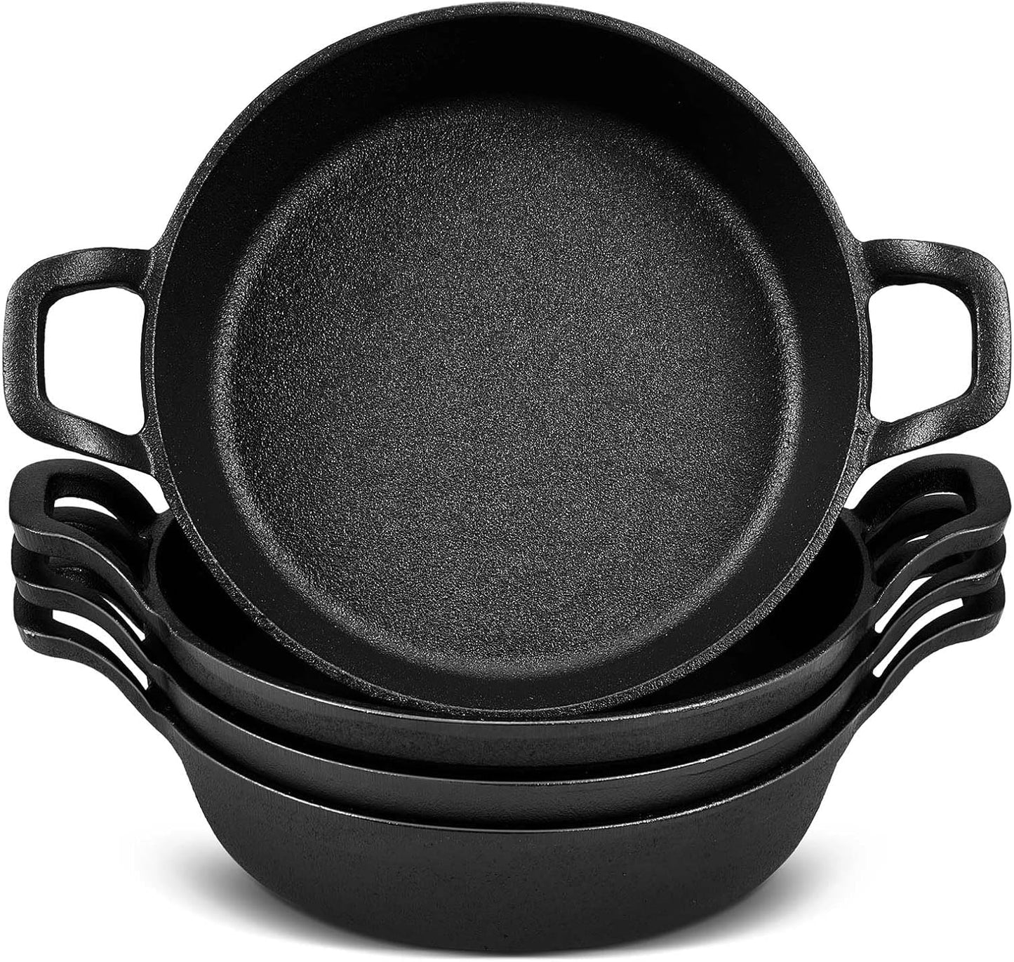 Mini Cast Iron Skillets Set for Versatile Cooking Needs