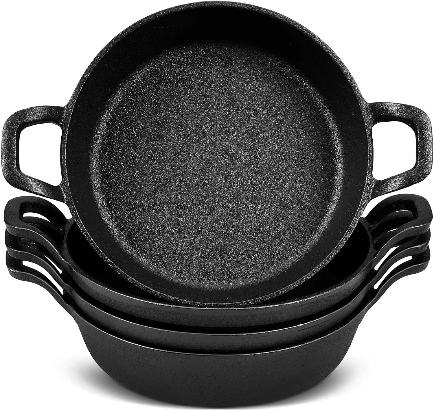 Mini Cast Iron Skillets Set for Versatile Cooking Needs