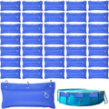 Pool Cover Weights 36 Pack - Heavy Duty PVC Water Bags for Winter