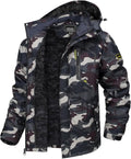 TACVASEN Men's Winter Skiing Jacket - Insulated Water Resistant Parka