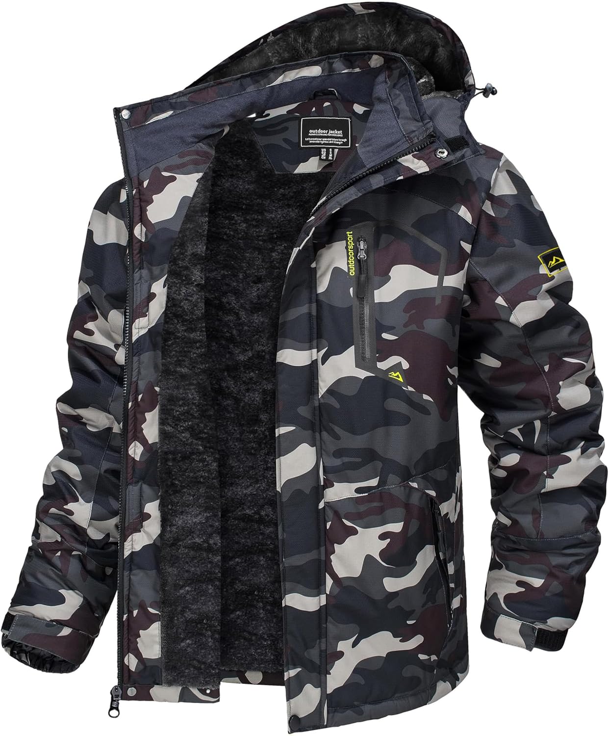 TACVASEN Men's Winter Skiing Jackets for Outdoor Sports Enthusiasts