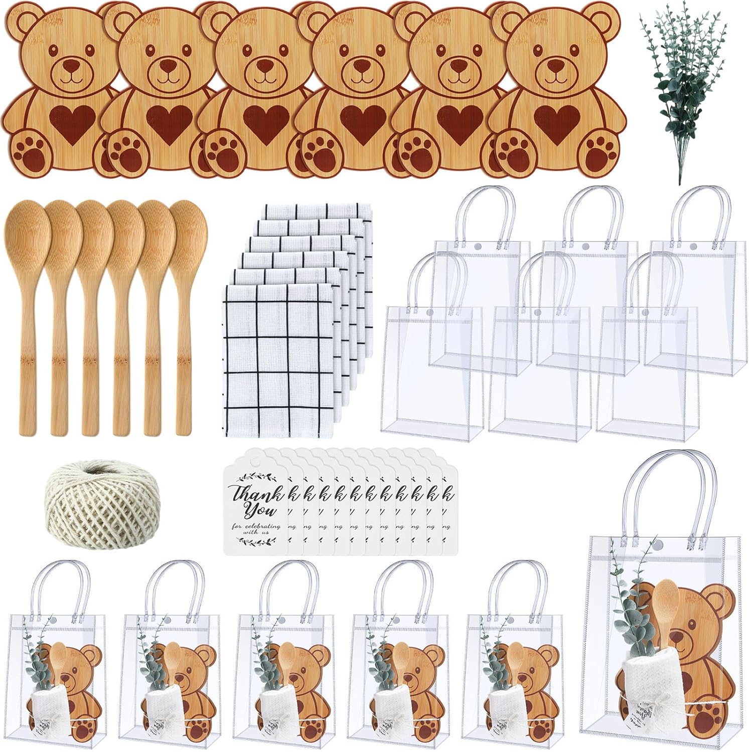 6 Sets Baby Shower Prizes for Game Winners and Guests Gifts