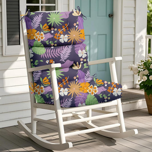 Rocking Chair Cushion for Adirondack Chairs, Waterproof Design