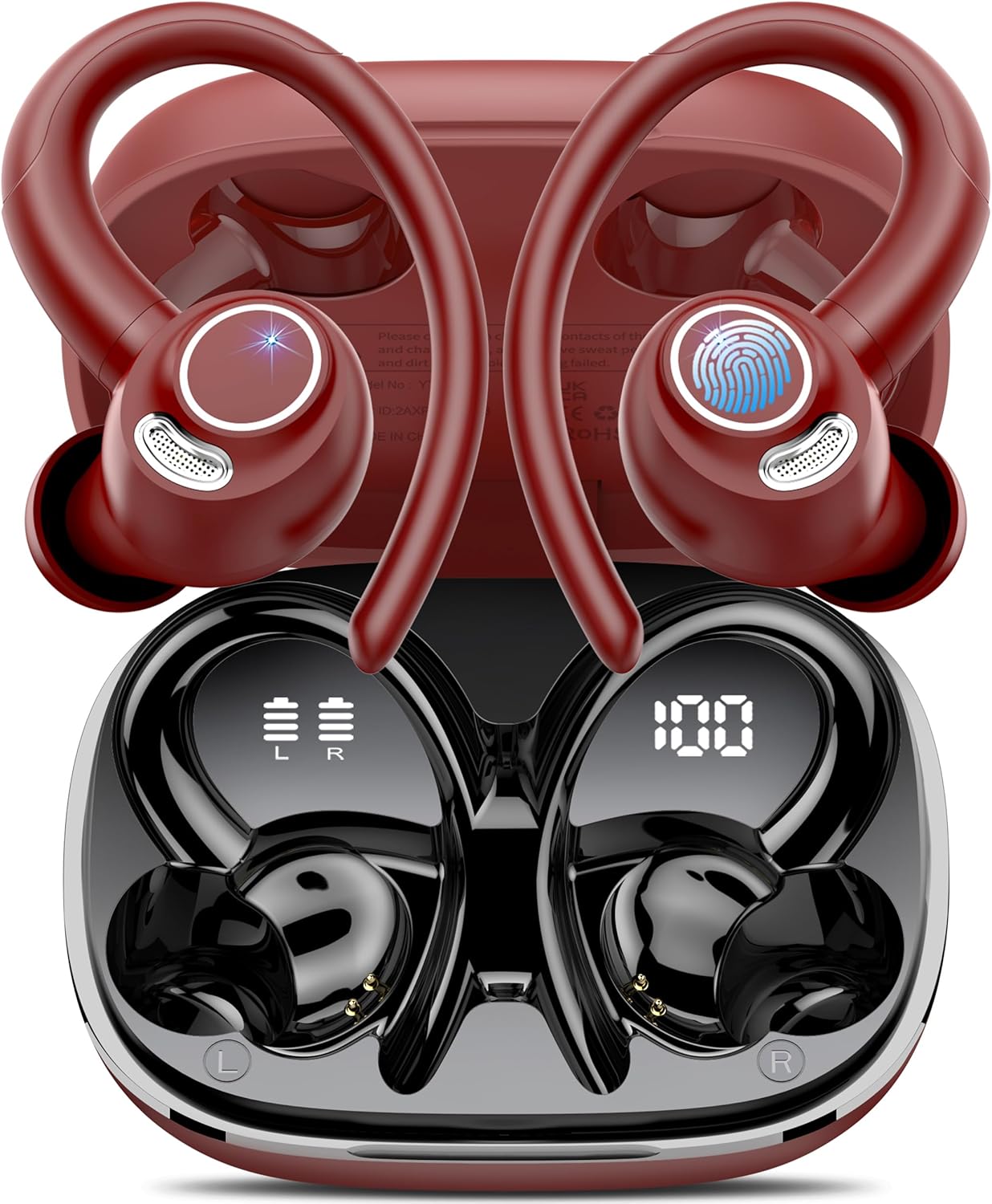 Jesebang Wireless Earbuds - 40H Playtime, Deep Bass, IPX7 Waterproof