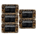 Raw African Black Soap Bar for All Skin Types - 15 Ounce Pack