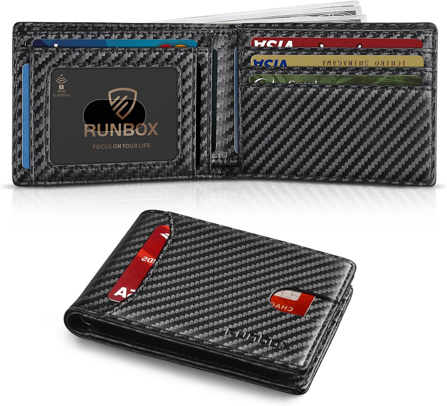 RFID Blocking Slim Men's Wallet by RUNBOX