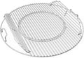 onlyfire Double-Side Hinged Cooking Grate for 22.5 in Kettle - Easier