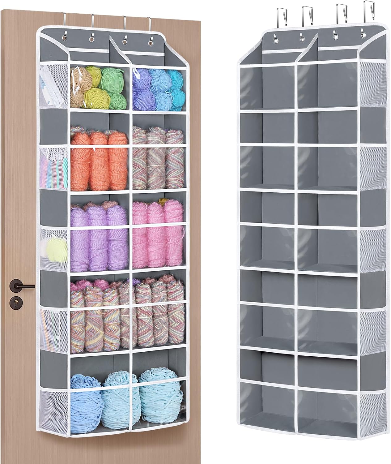 Univivi Extra Large 5 Tiers Yarn Storage Organizer for Crochet