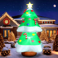 10FT Christmas Tree Inflatable Yard Decoration - Bright LED Holiday