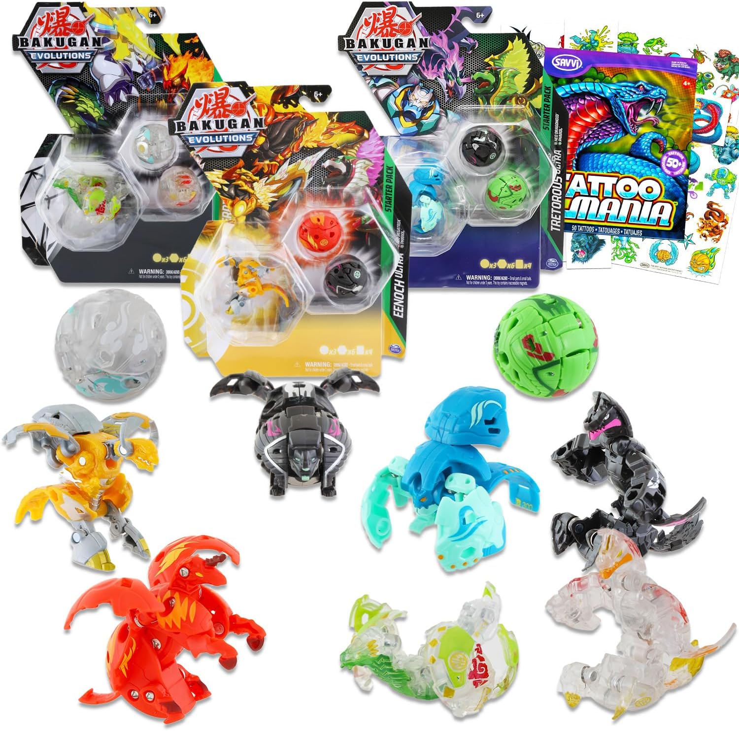 Bakugan Ultra Battle Arena Bundle - 42 Pc Set for Kids 6