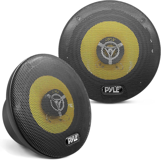 Pyle Car Three Way Speaker System - Pro 6.5 Inch Audio Power
