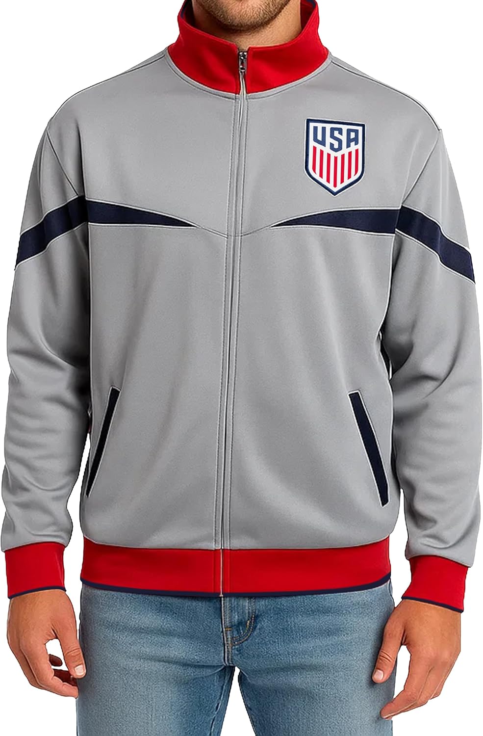 Official US Men's National Soccer Team Track Jacket - Unisex Fit