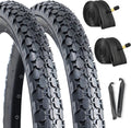 Hycline 2-Pack Cruiser Bike Tires Set 24/26x2.125 in - Durable