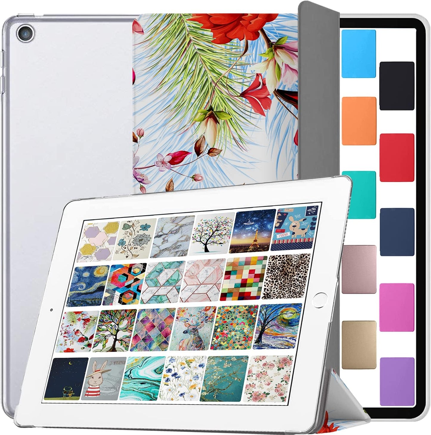 DuraSafe iPad Mini 3 2 1 Case - Birds & Flowers Design