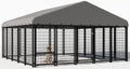 120 in x119 in Dog Kennel Outside - Large Weatherproof Outdoor Playpen