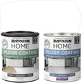 Rust-Oleum Home Interior Floor Coating Kit, Semi-Gloss Ultra White
