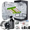 Hydro Plus 2x2x4 Grow Tent Kit - Complete Indoor Growing System with 100W LED Light