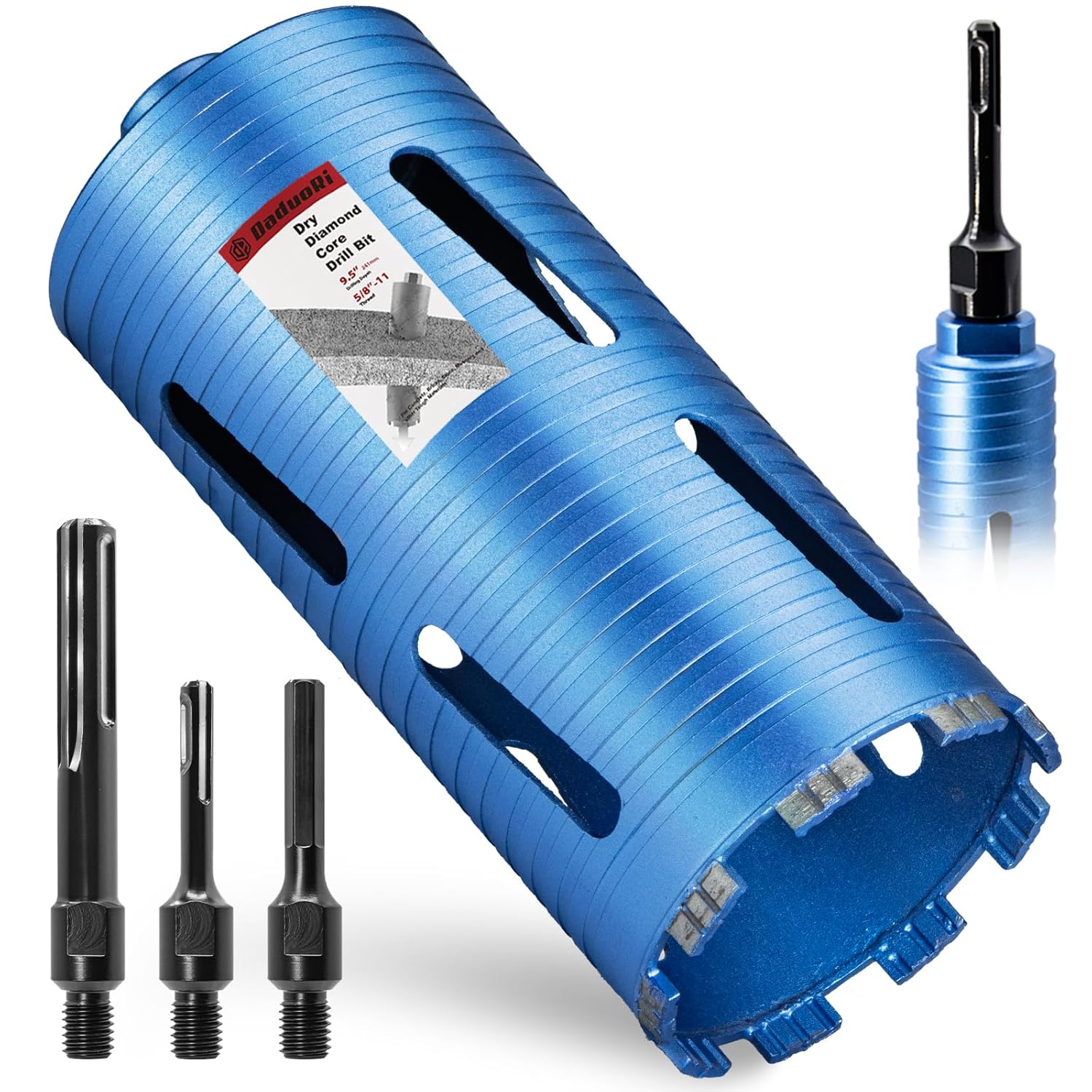 4 1/2 inch Dry Core Drill Bit for Concrete and Masonry Work