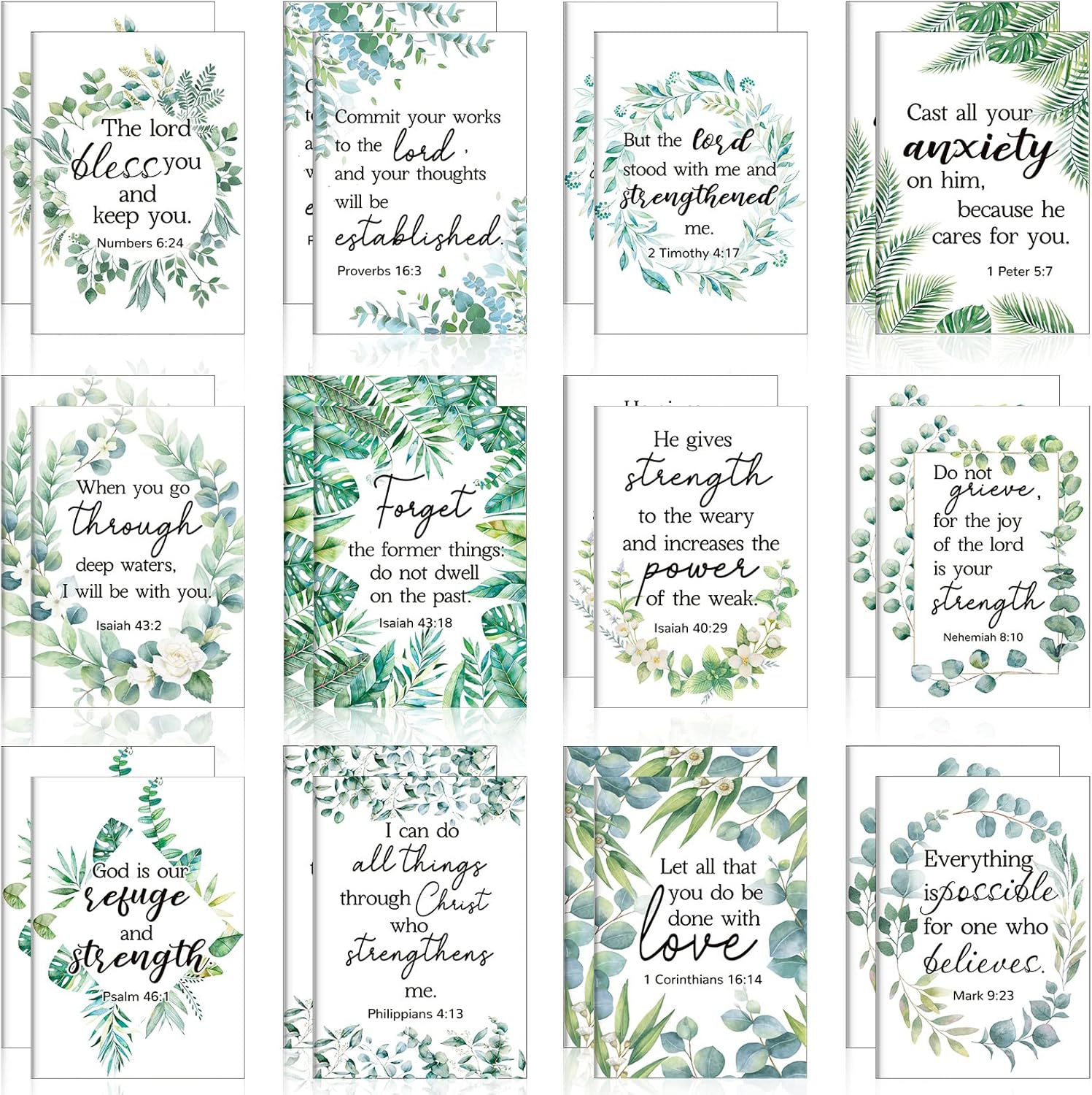 Religious Small Journals - Inspiring Bible Verses, Ideal for Mothers Day & Church