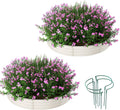 Galvanized Metal Round Raised Garden Bed Kit 3x3x1ft - Durable Outdoor