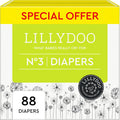 Diapers Size 3 (13-22 lbs) Half-Monthly Supply - Skin-Friendly Comfort