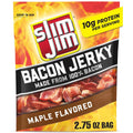 Slim Jim Maple Bacon Jerky, 8 Pack - Portable Sweet Smoky Snack