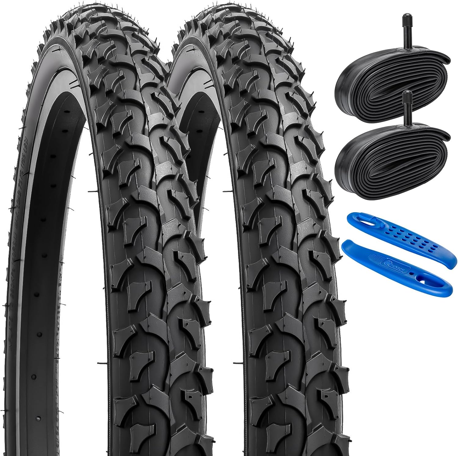 YUNSCM 20 in Bike Tires and Heavy Duty Tubes for Mountain Bikes