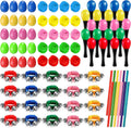 100 Pcs Shaker Musical Instruments for Kids - Complete Rhythm Set