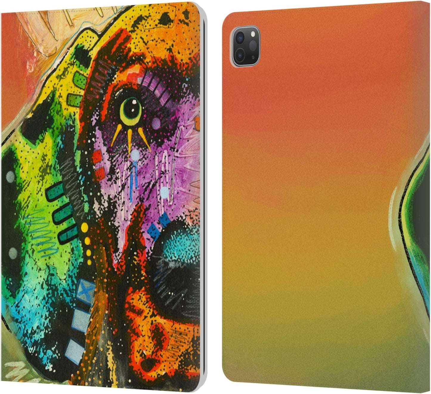 Dean Russo Lab Dogs Leather Wallet Case for iPad Pro 11 2020/2021