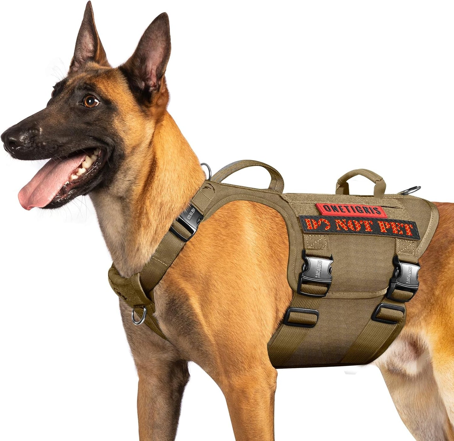 OneTigris Tactical Large Dog Harness for Training and Hiking