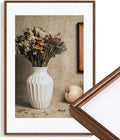 20x30 Poster Frame Natural Solid Walnut Wood - Handcrafted Rounded