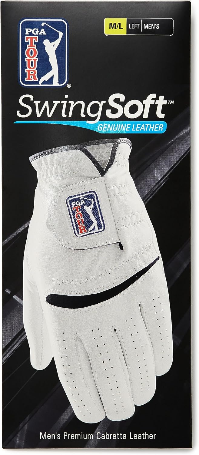 PGA TOUR SwingSoft Leather Golf Glove - Enhance Your Grip!