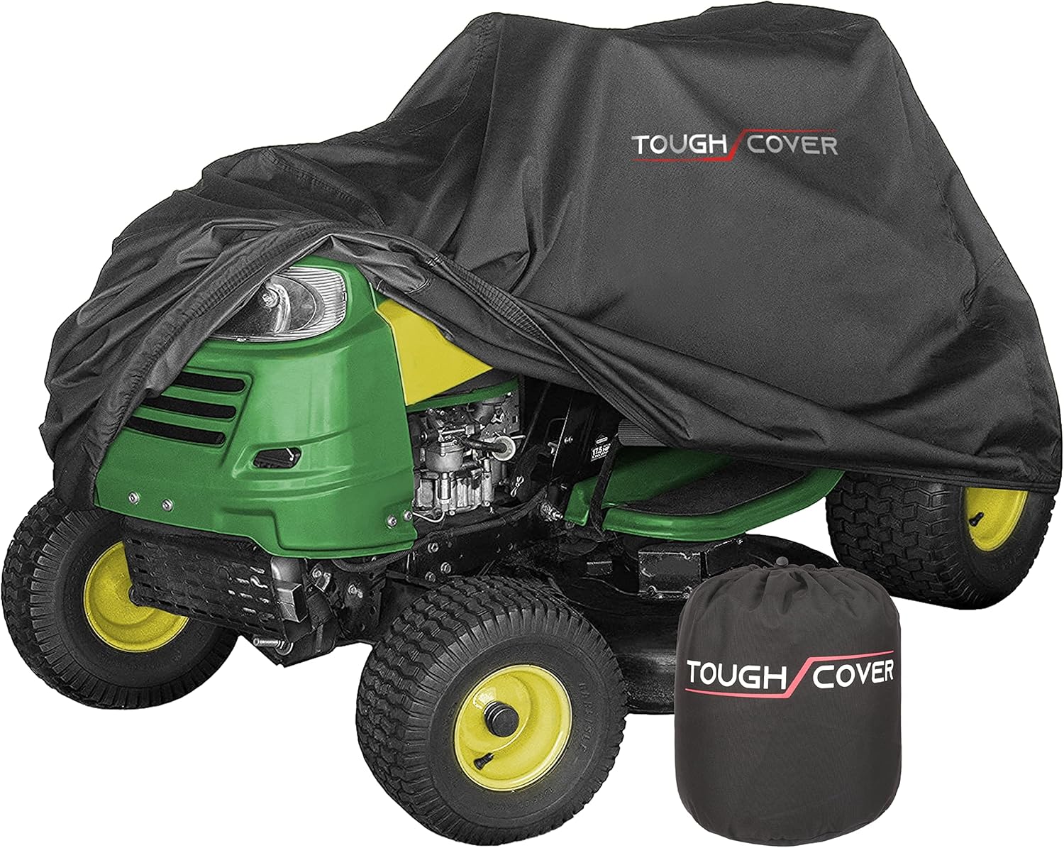 Heavy Duty 600D Marine Grade Lawn Mower Cover for Outdoor Use