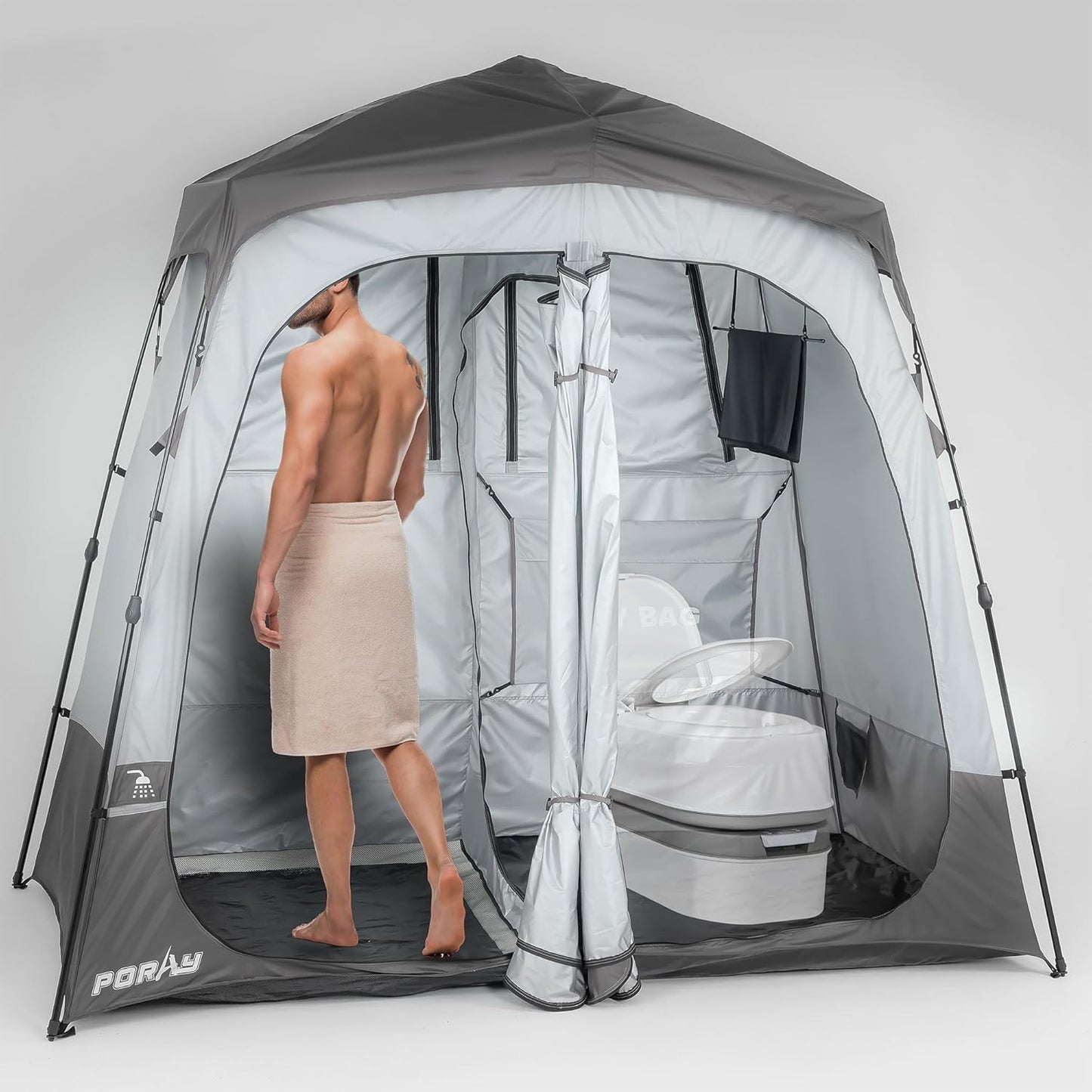 Camping Shower Tent Deluxe Changing Room for Privacy and Comfort