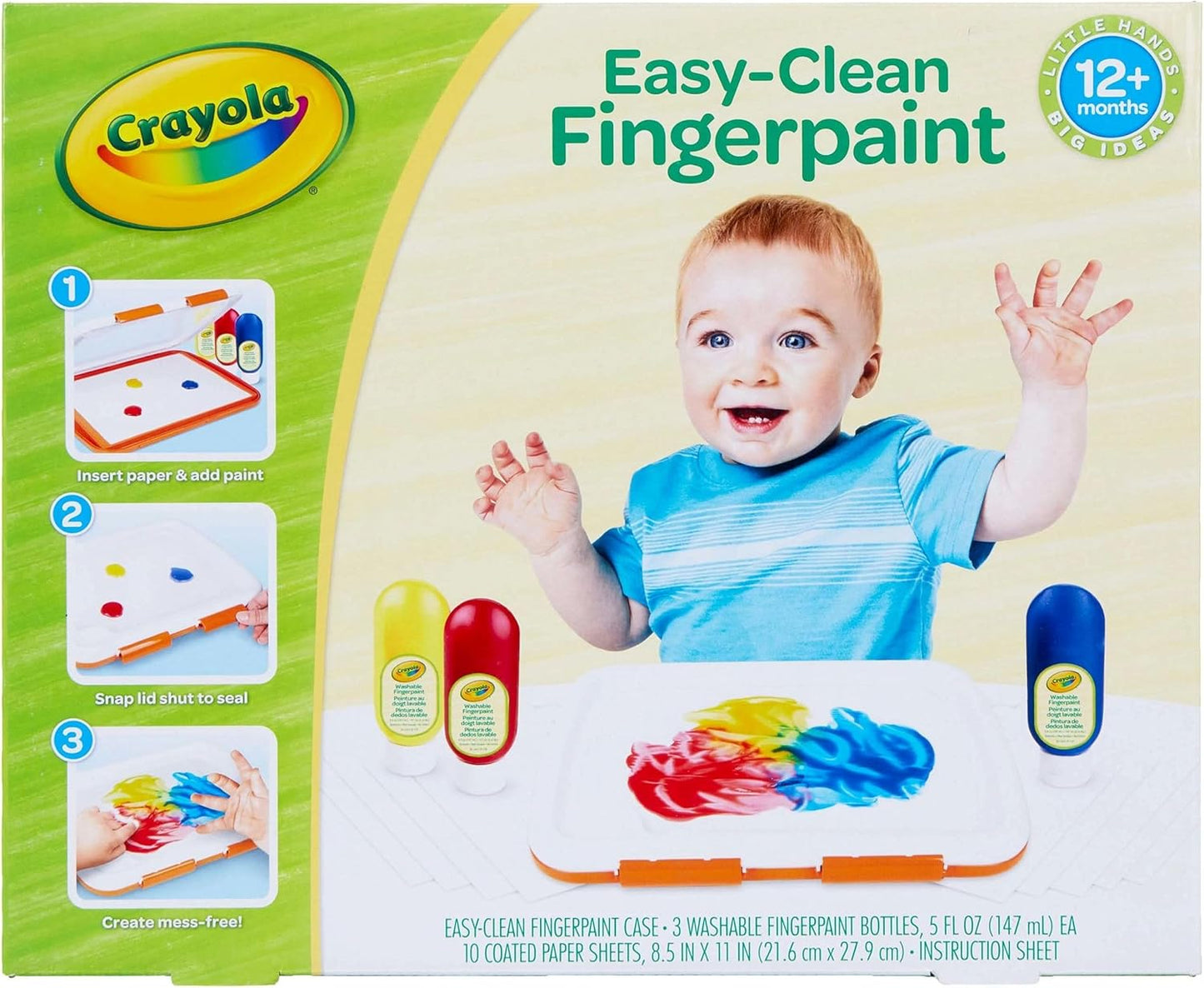 Crayola Washable Finger Paint: Mess-Free Fun!