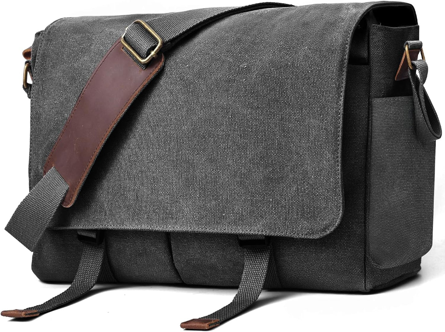 Messenger Bag for Men Laptop Bag Unisex Retro Canvas Design