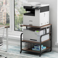 23.6in Deep Extra Large Printer Stand - Heavy Duty 3 Tier Cart