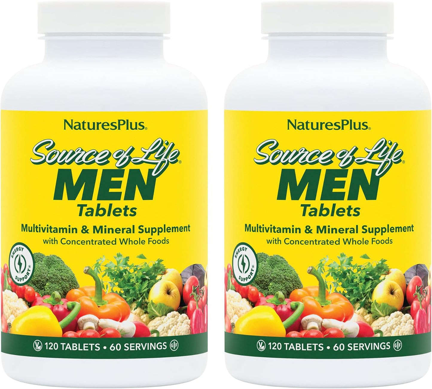 Source of Life Men Iron-Free Multi-Vitamin & Mineral Supplement