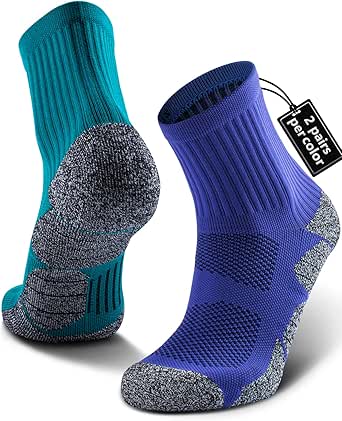 CWVLC Cushioned Compression Sport Quarter Socks for All