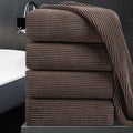 4 Piece Oversized Bath Towel Set 35x70 in - Jumbo Soft Luxury
