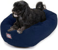 Majestic Pet 24 in Suede Calming Donut Dog Bed - Spine Support