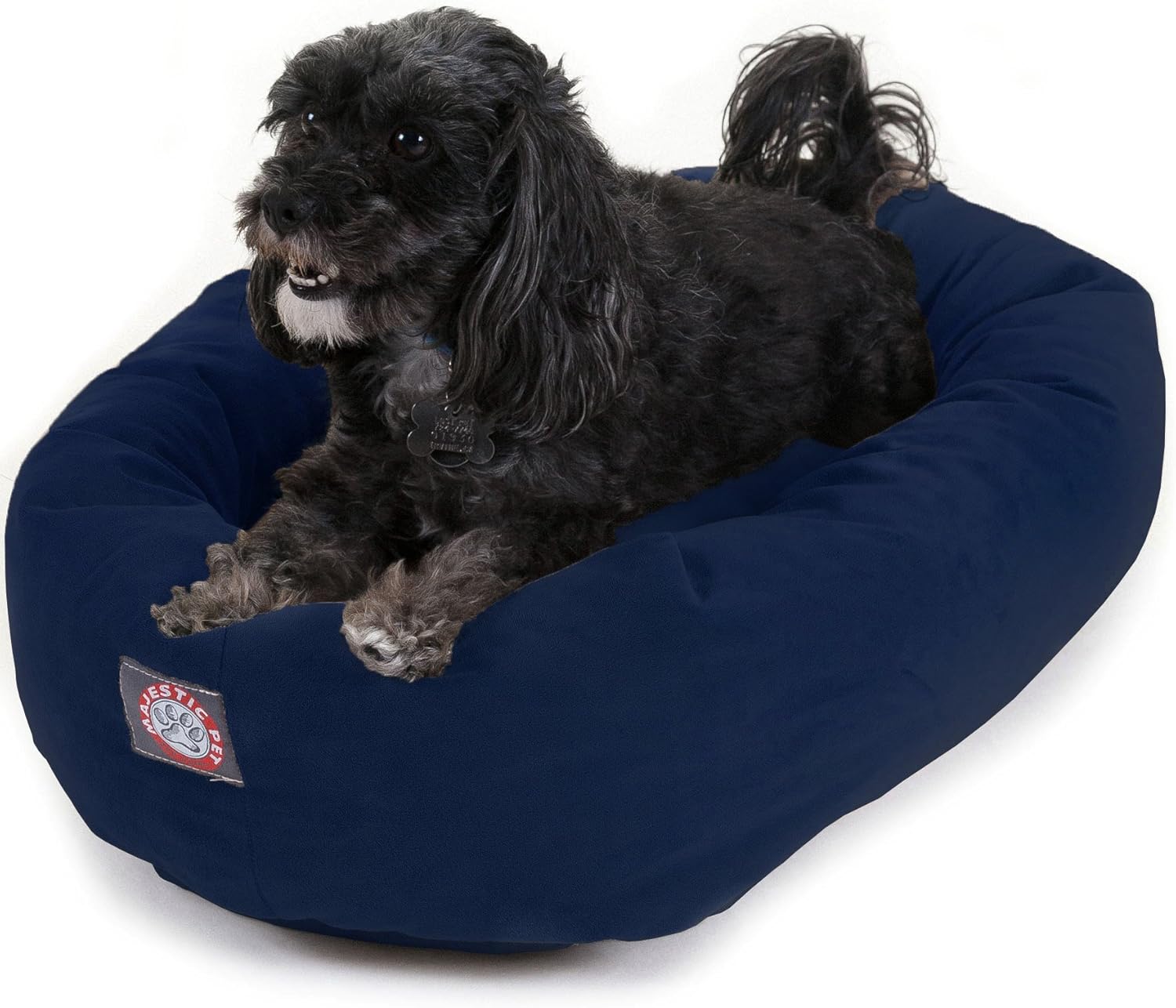 Majestic Pet 24 Inch Suede Calming Dog Bed for Ultimate Comfort