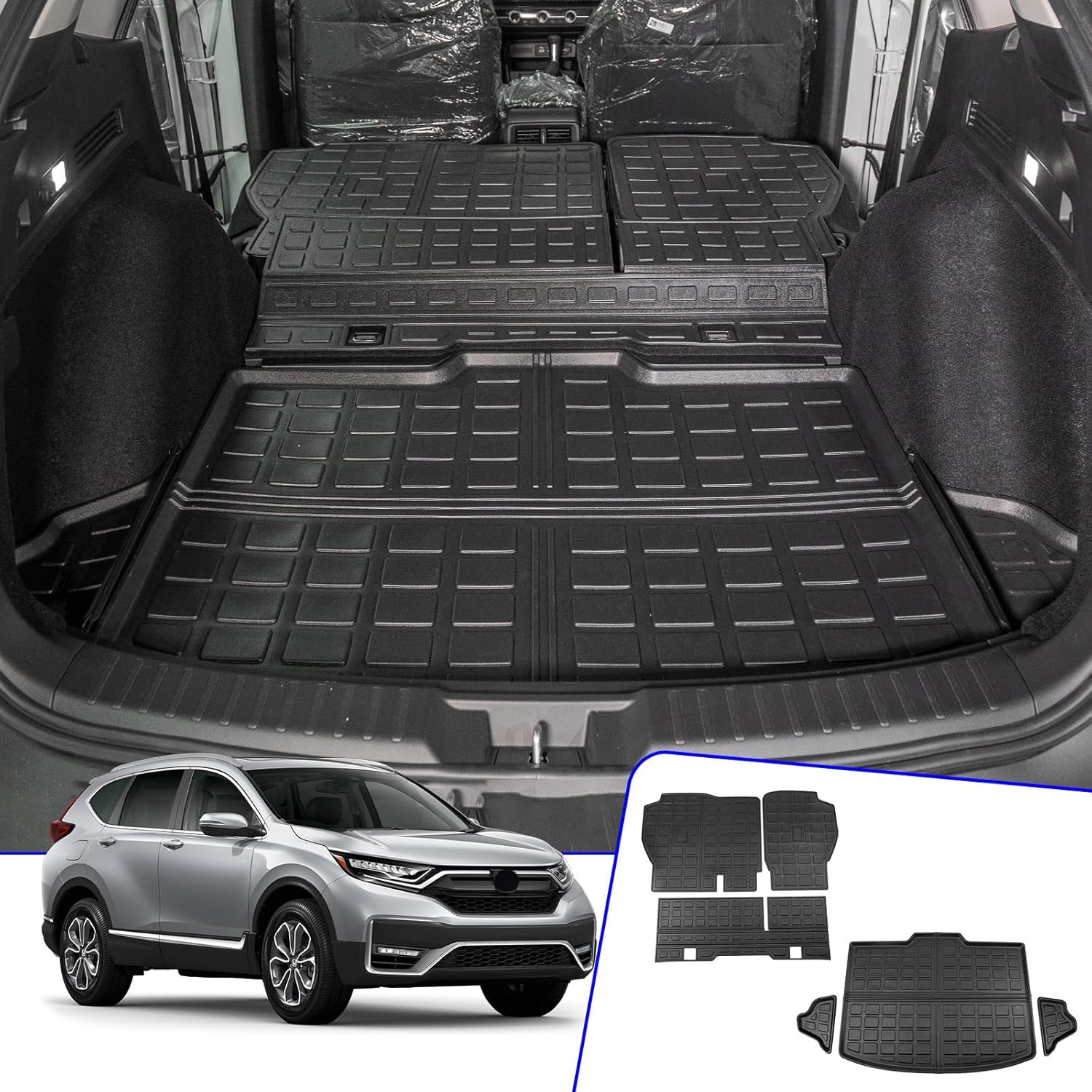 Rongtaod Cargo Mat for 2023 2024 2025 2026 Honda CRV Trunk